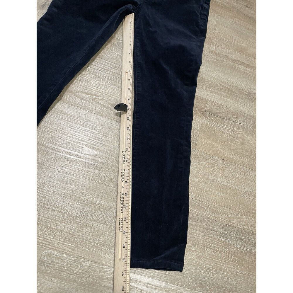 Anthropologie Pilcro Women's Size 27 Dark Navy Blue Corduroy High Rise Skinny - Picture 6 of 7